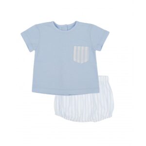CAMISETA Y BOMBACHO AZUL 1 MES RAPIFE
