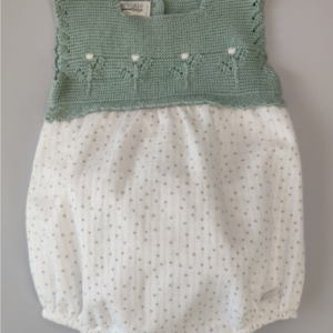 PELELE LUNARES VERDE MINT 9 MESES PANGASA