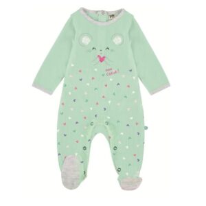 PIJAMA BEBE VERDE PRINCESS 6 MESES YATSI